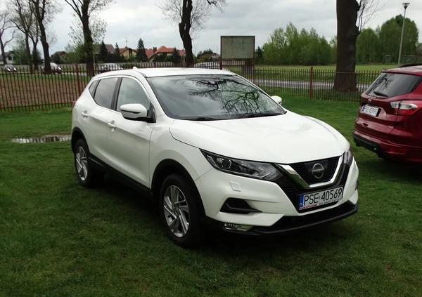 Nissan Qashqai cena 79900 przebieg: 49543, rok produkcji 2018 z Brzeszcze małe 106